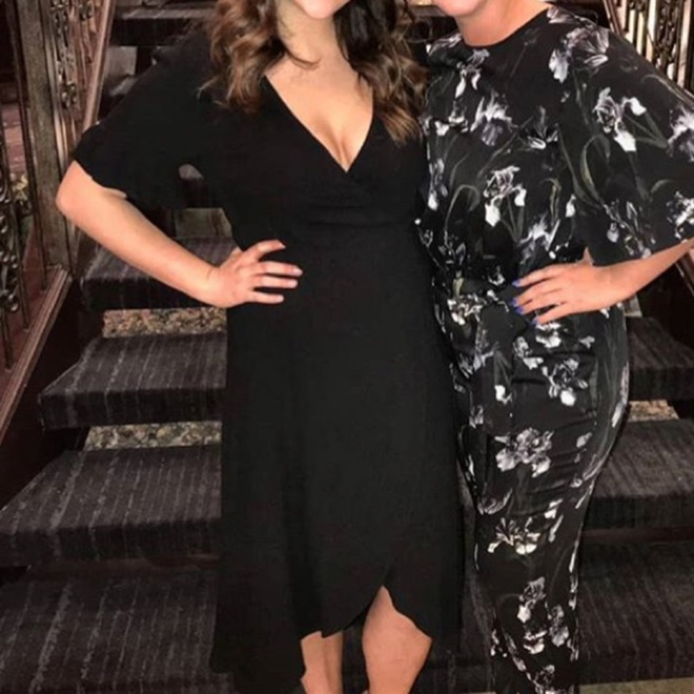 Long black sun dress